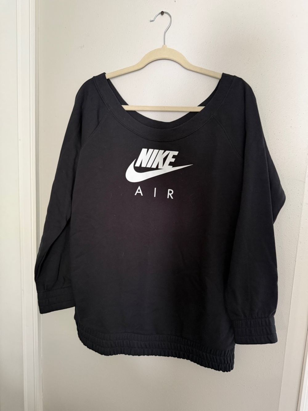 Nike Black Pullover with White Air Logo